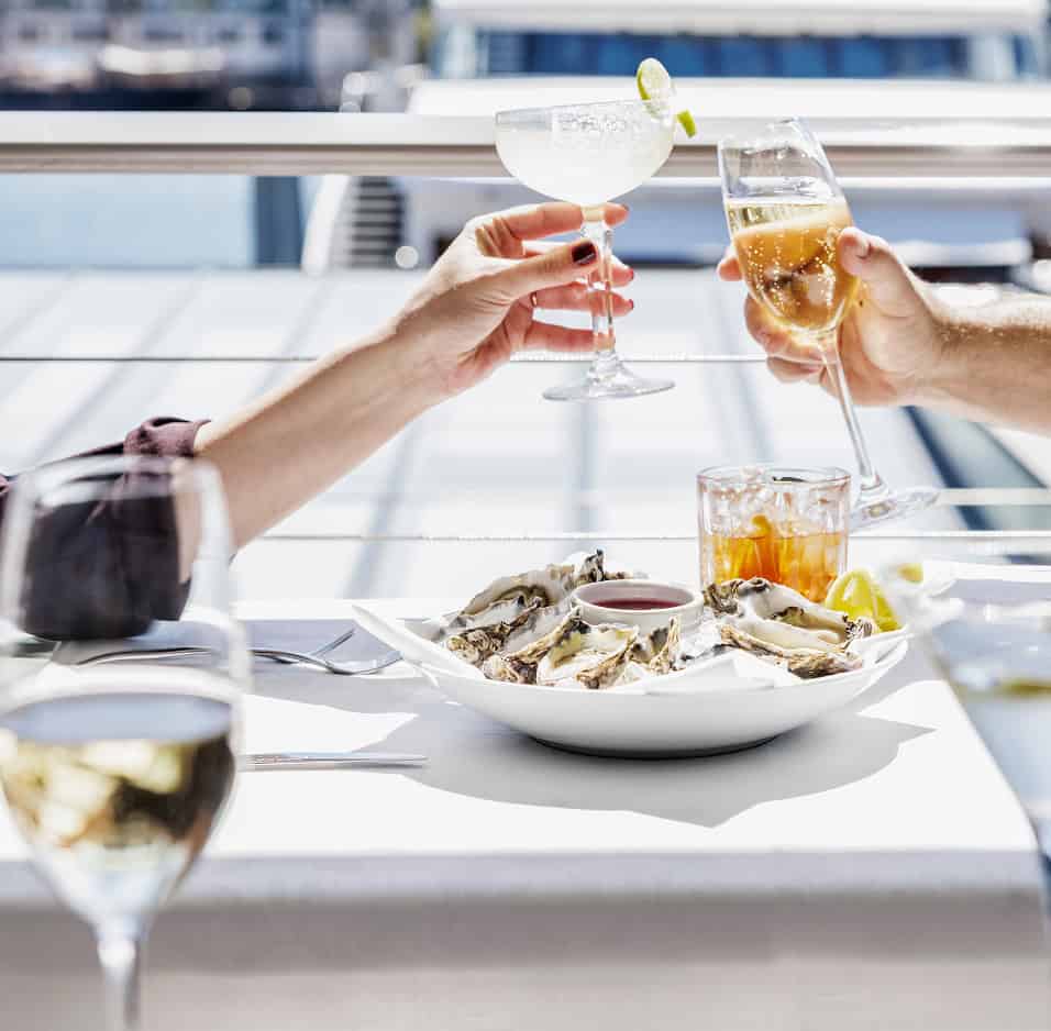 Steersons: Celebrating with wine and great food with waterfront views