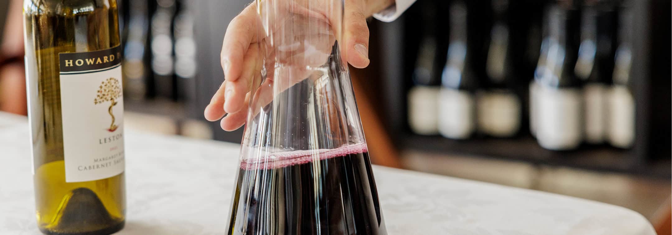 Steersons: Wine in decanter