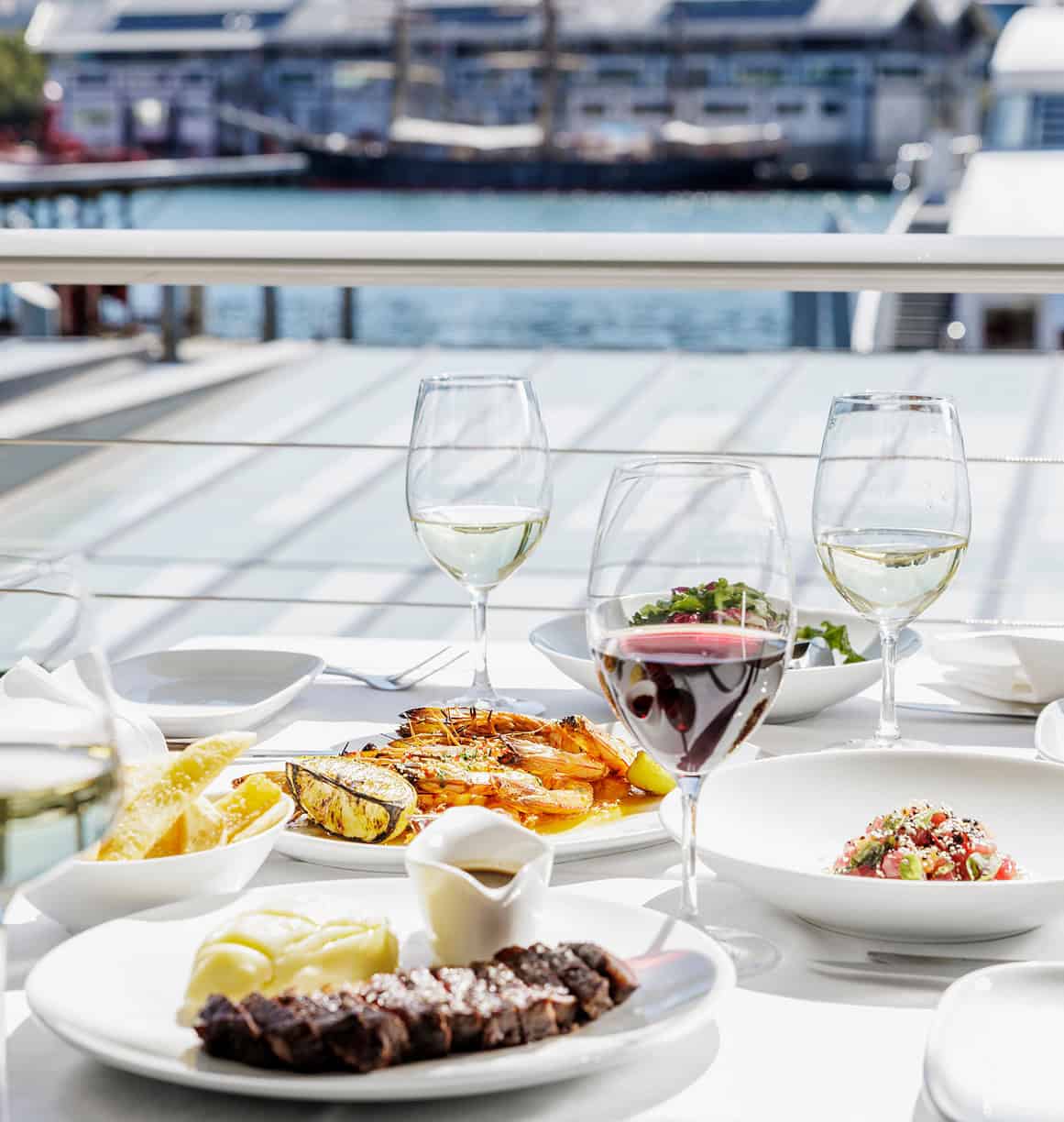 The view, the atmosphere at Steersons Steakhouse