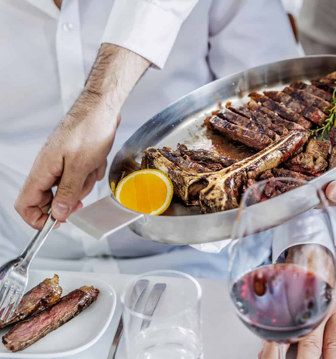 It starts with the cut. Enjoy the best steaks at Steersons Steakhouse